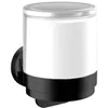 Image de Emco Distributeur de Savon Liquide Rond à Une Main, Noir, 98 x 77 x 108 mm