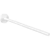 Image de emco Porte-Serviettes Rond à Bras Unique pour Montage Mural sans perçage I 30 cm I Porte-Serviettes en métal Rigide I Support pour Serviettes I Blanc Mat
