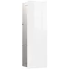 Image de Emco Module d'armoire asis Pure avec façade en Verre et butée de Porte Gauche, encastré, 730 mm, Blanc Alpin