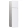 Image de Emco Module WC asis Pure avec façade en Verre et butée de Porte Gauche, encastré, 600 mm, Blanc Alpin Mat