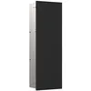 Image de Emco asis Pure Armoire de Salle de Bain avec façade en Verre I Module Armoire encastrable I Accessoires de Salle de Bain modulaires en Noir Mat
