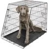 Image de KERBL 81367 Cage de Transport avec 3 Portes pour Chien Noir 76 x 54 x 64 cm