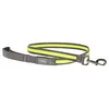 Image de Kerbl Pet Laisse Lumineuse Light&Reflex Gris/Jaune Fluo, 120cm, 25mm