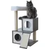 Image de Kerbl Pet Arbre à Chat Flair 48x44x86cm, Blanc/Gris