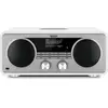Image de TechniSat DIGITRADIO 602, weiß/silber Radio-lecteur CD Internet DAB+, FM AUX, Bluetooth, CD, DAB+, radio internet, MP3, FM, USB, WiFi avec télécommande, charge