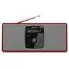 Image de TechniSat DIGITRADIO 2 S - Radio stéréo Portable Dab avec Batterie (Dab+, FM, Streaming Audio Bluetooth, écran OLED, Prise Casque, stéréo 2 W RMS) Rouge/Argent