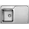 Image de Blanco 511125 | Évier de cuisine en acier inoxydable CLASSIC 40 S | Couleur/Finition : Acier poli