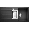 Image de BLANCO Metra 6 S 513053 Évier de Cuisine Rectangulaire en Silgranit Gris pour Meuble sous Évier d’une Largeur de 60 cm avec Vide-Sauce et Récipient en Acier Inoxydable