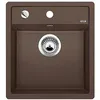 Image de BLANCO DALAGO 45   Évier au Design Moderne pour Sous-meubles de 45 cm de large   En Composite de Granit SILGRANIT   Marron   517165