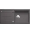 Image de BLANCO METRA XL 6 S   Évier de Cuisine Rectangulaire en Granit pour Meubles Bas de 60 cm de Large   Avec Cuve Extra-Large   SILGRANIT   Gris   518881