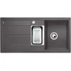 Image de BLANCO METRA 6 S-F | Évier en granit gris rocher SILGRANIT | Type de montage : affleurant | réversible | Pour armoires inférieures de 60 cm de large | Grand bac | Surface facile à nettoyer