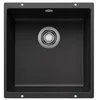 Image de BLANCO ROTAN 400-U Évier en granit SILGRANIT anthracite | Type de montage : sous plan | Pour armoires inférieures de 50 cm de large | Grand volume de bassin pour une utilisation optimale | Surface