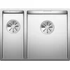 Image de Blanco 521608 | Évier de cuisine en acier inoxydable CLARON 340/180-IF | Couleur/Finition : acier inoxydable
