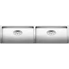 Image de Blanco 521618 | Évier de cuisine en acier inoxydable CLARON 400/400-U | Couleur/Finition : acier inoxydable
