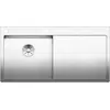 Image de BLANCO CLARON 5 S-IF | Edelstahl | Einbauart: Einbau von Oben & Flächenbündig | Hauptbecken links | für 50 cm breite Unterschränke | Widerstandsfähig gegenüber Kratzern
