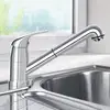 Image de Blanco Daras Mitigeur de cuisine à installer sous une fenêtre, extractible, pivotant, 521752,