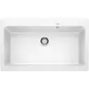 Image de BLANCO NAYA XL 9 Évier en granit blanc en SILGRANIT - Type de montage : montage par le haut - Pour armoires inférieures de 90 cm de large - Grand volume de bassin pour une utilisation optimale -