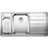 Image de Blanco 522105 Axis III 6 S-If Évier de Cuisine en Acier Inoxydable, edelstahl Meuble bas 60 cm - vasque à gauche