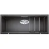 Image de BLANCO etagon 500-U 522227 Évier de Cuisine en Silgranit pour Meuble sous Évier d’une Largeur de 60 cm Installation sous Plan Gris