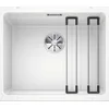 Image de BLANCO ETAGON 500-U   Évier de Cuisine en Granit pour Meubles Bas de 60 cm de Large   Sous Plan   SILGRANIT   Blanc   522231