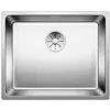 Image de Blanco 522965 | Évier de cuisine en acier inoxydable ANDANO 500-IF | Couleur/Finition : acier poli 500 mm de largeur de bassin