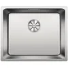 Image de BLANCO ANDANO 500-U, 522967, Cuvette d’évier pour Montage Sous Plan, Cuvette pour Montage Sous Plan, Écoulement InFino, Acier Inoxydable à Éclat Satiné
