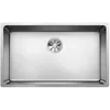 Image de Blanco 522969 | Évier de cuisine en acier inoxydable ANDANO 700-IF | Couleur/Finition : acier poli 700 mm de largeur de bassin