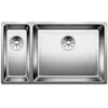Image de Blanco 522989 | Évier de cuisine en acier inoxydable ANDANO 500/180-U | Couleur/Finition : acier poli 500/180 mm de largeur de bassin