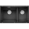 Image de BLANCO SUBLINE 430/270-U   Évier de Cuisine Double Sous Plan pour Meubles Bas de 80 cm de Large   SILGRANIT   Gris   523151