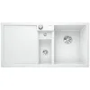 Image de BLANCO COLLECTIS 6 S Évier en granit, blanc, en silgranit, type de montage : installation par le haut, bac principal à droite, pour armoires inférieures de 60 cm de large, grand bassin, surface facile
