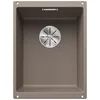 Image de BLANCO SUBLINE 320-U   Évier de Cuisine en Granit pour Meubles Bas de 40 cm de Large   Sous Plan   SILGRANIT   Marron   523414