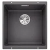 Image de BLANCO SUBLINE 400-U   Évier de Cuisine en Granit pour Meubles Bas de 50 cm de Large   Sous Plan   SILGRANIT   Gris   523422