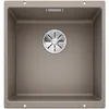 Image de BLANCO SUBLINE 400-U   Évier de Cuisine en Granit pour Meubles Bas de 50 cm de Large   Sous Plan   SILGRANIT   Marron   523429