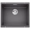 Image de BLANCO SUBLINE 500-U   Évier de Cuisine en Granit pour Meubles Bas de 60 cm de Large   Sous Plan   SILGRANIT   Gris   523433