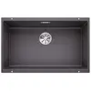 Image de BLANCO SUBLINE 700-U   Évier de Cuisine en Granit pour Meubles Bas de 80 cm de Large   Sous Plan   SILGRANIT   Gris   523443