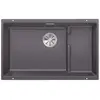 Image de BLANCO SUBLINE 700-U Level   Évier de Cuisine Sous Plan en Granit pour Meubles Bas de 80 cm de Large   SILGRANIT   Gris   523453