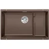 Image de BLANCO SUBLINE 700-U Level   Évier de Cuisine Sous Plan en Granit pour Meubles Bas de 80 cm de Large   SILGRANIT   Marron   523461