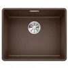 Image de BLANCO SUBLINE 500-F   Évier de Cuisine Affleurant pour Meubles Bas de 60 cm de Large   SILGRANIT   Gris   523537