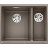 Image de BLANCO SUBLINE 340/160-U   Évier de Cuisine Double Sous Plan pour Meubles Bas de 60 cm de Large   SILGRANIT   Marron   523556
