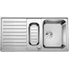 Image de BLANCO Classic Pro 6 S-IF 523665 Évier de Cuisine Réversible avec Commande de Vidage et Récipient Acier Inoxydable Satiné pour Meuble sous Évier de 60 cm