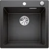 Image de BLANCO PLEON 5 | Évier en granit SILGRANIT anthracite | Type de montage : montage par le haut | Pour armoires inférieures de 50 cm de large | Volume maximal grâce à un bac particulièrement profond