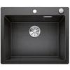 Image de BLANCO PLEON 6 | Évier en granit SILGRANIT anthracite | Type de montage : montage par le haut | Pour armoires inférieures de 60 cm de large | Volume maximal grâce à un bac particulièrement profond