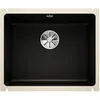 Image de BLANCO SUBLINE 500-U | Céramique noire | Type de montage : sous plan | Sans commande d'ouverture de vidange | Meuble bas de 60 cm | Grand volume de bassin pour une utilisation optimale | Surface