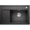 Image de BLANCO ZENAR XL 6 S Compact Évier en granit SILGRANIT anthracite | Type de montage : montage par le haut | Bac principal à droite | Pour armoires inférieures de 60 cm de large | Grand bac | Facile à