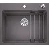 Image de BLANCO ETAGON 6   Évier de Cuisine en Granit pour Meubles Bas de 60 cm de Large   SILGRANIT   Gris   524530