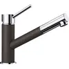 Image de BLANCO KANO-S   Robinet Mitigeur Monocommande Bicolore pour la Cuisine avec Douchette Extensible   Chrome / Marron   525043