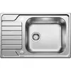 Image de Blanco 525120 | Évier de cuisine en acier inoxydable DINAS XL 6 S Compact | Couleur/Finition : Acier brossé