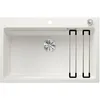Image de BLANCO ETAGON 8   Évier de Cuisine en Granit pour Meubles Bas de 80 cm de Large   SILGRANIT   Blanc   525181