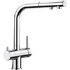 Image de Blanco Fontas-S II Robinet d'évier de cuisine chromé avec bec extractible II-chrome-525198, gris, Schlauchbrause