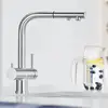 Image de Blanco Fontas Mitigeur de cuisine pour système de filtration de l’eau, extractible, pivotant, 525198,